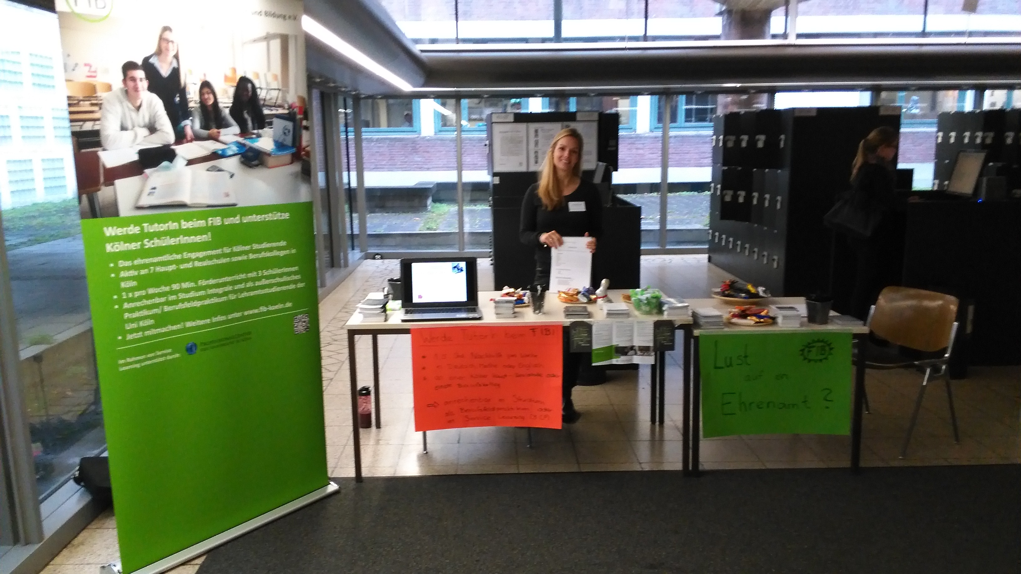 Unser nächster Informationsstand in der Universitätsbibliothek am 08.05.2018